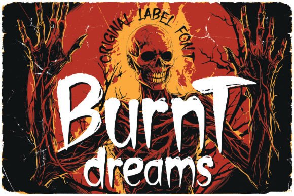 Burnt Dreams: A Critical Evaluation of an 80s Horror-Inspired Font