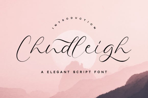 Chudleigh: Integrating an Elegant Script Font into Professional Design Workflows