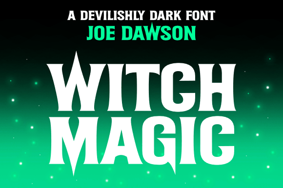 Conjuring Visual Enchantment: The Witch Magic Font