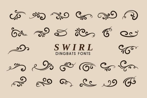 Swirl: A Complete Vintage Flourish Collection in One Font