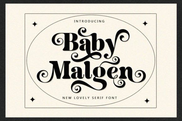 The Art of Modern Sophistication: Unveiling the Baby Malgen Serif Font